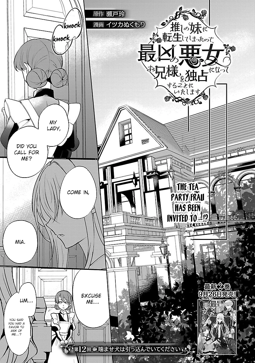 I Became My Idol’s Sister, So I’ll Be a Villainess to Keep My Brother. Chapter 12 Page 3